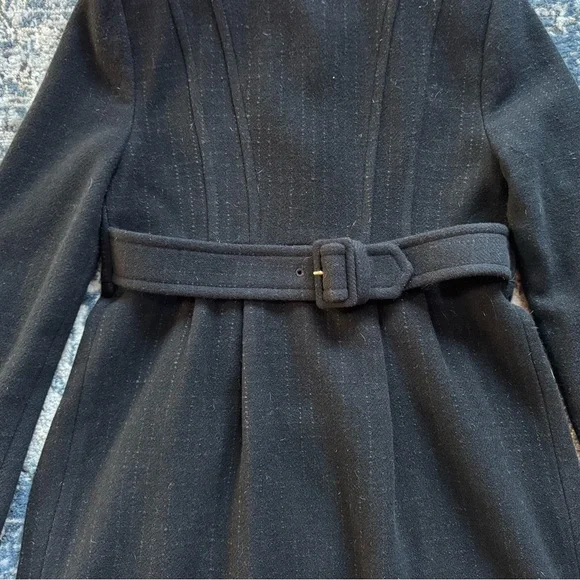 Juicy Couture Black wool Coat with Gold button Accent - Picture 7 of 12